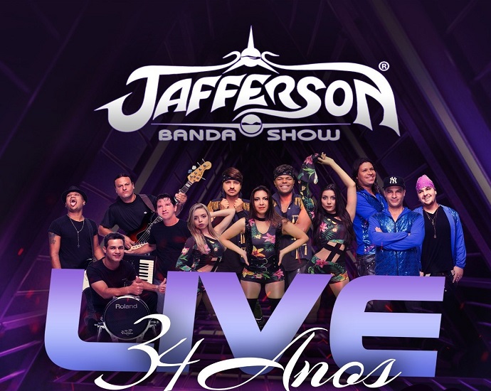 B-DAY: Banda Jafferson comemora 34 anos de sucesso com super live no dia 25 de setembro