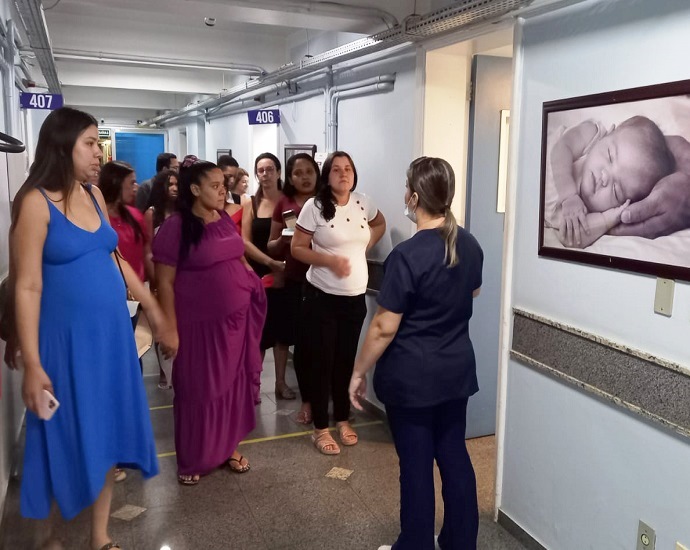 VISITA: Primeira “Visita à Maternidade” do ano contou com a participação das gestantes de Jales, Mesópolis e Santa Albertina