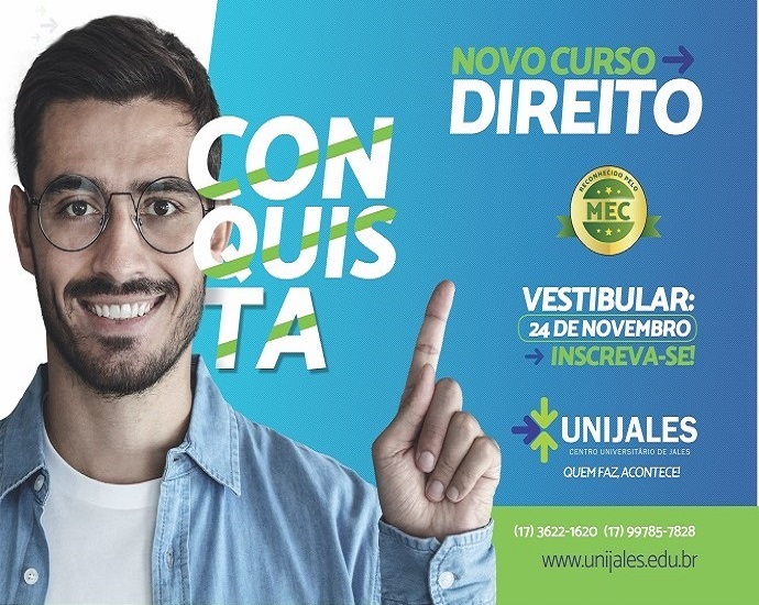 COMPROMISSO: Unijales lança Campanha de Vestibular e anuncia curso de Direito para 2019