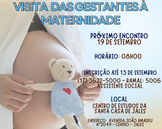 VISITA: Inscrições abertas do projeto “Visita à Maternidade” para setembro 