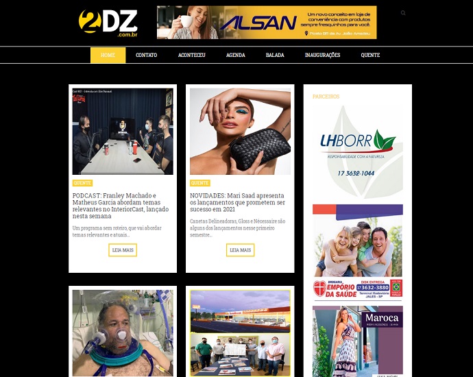 ANIVERSÁRIO: portal 2DZ completa 5 anos de sucesso e apresenta novo layout para os leitores