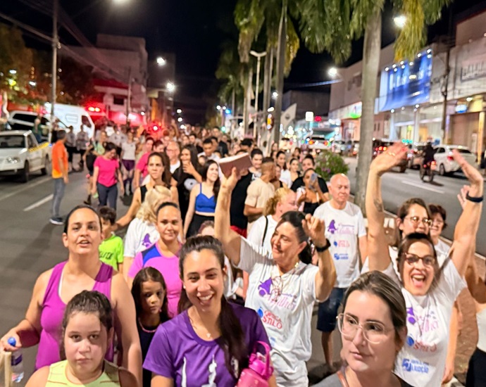 4ª Caminhada da Mulher reuniu centenas de participantes e contou com diversas atividades e sorteio de brindes